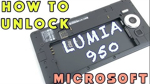How to Unlock Microsoft Lumia 950 & 950 XL All NETWORKS (AT&T, EE, ETC)