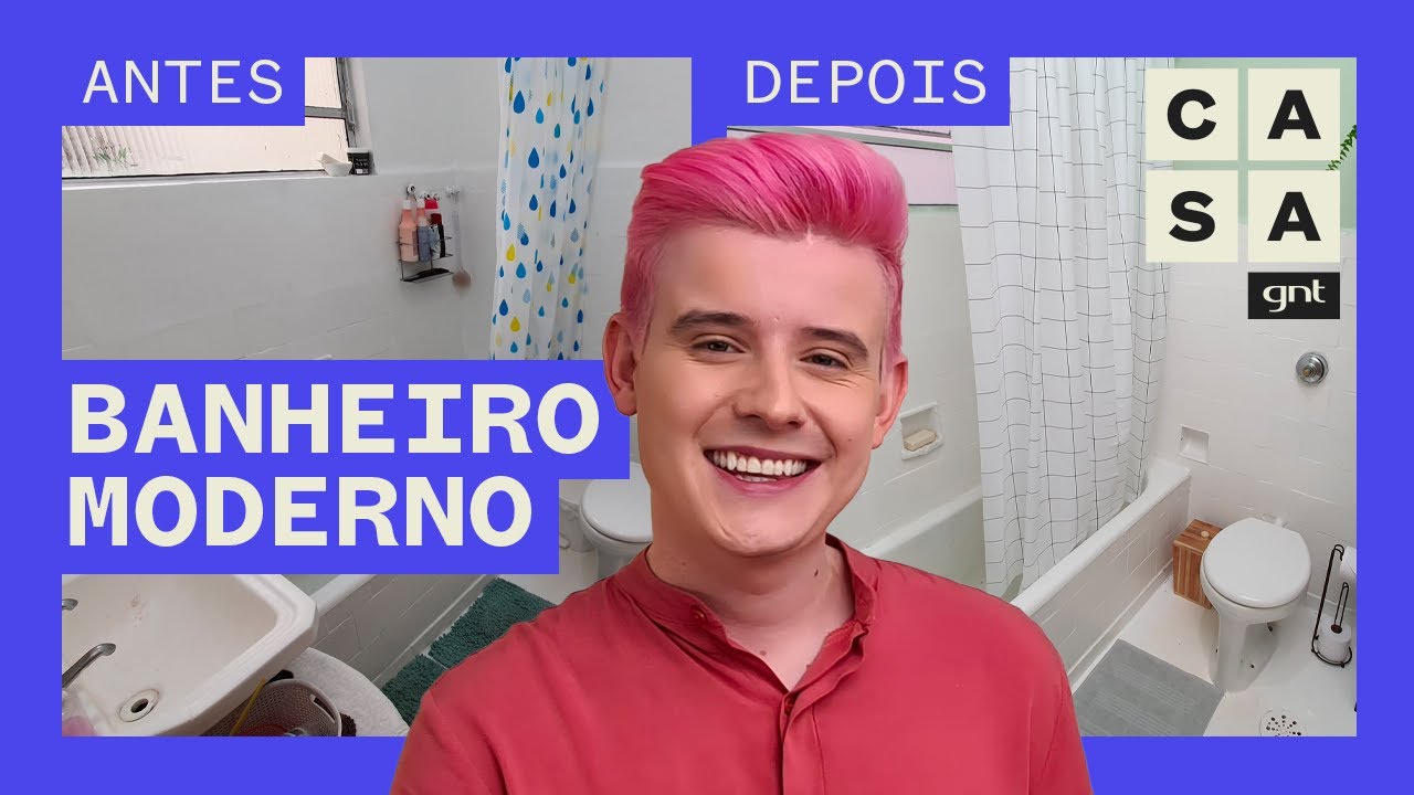 Como reformar de forma prática um BANHEIRO de apartamento alugado | Antes e Depois | Matheus Ilt