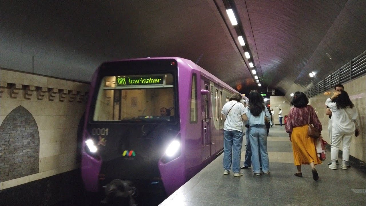 Путешествие на метро в Баку | Азербайджан