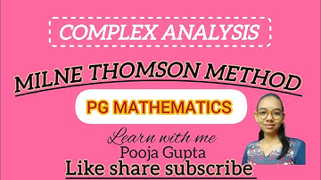 MILNE THOMSON METHOD#howtocreakcsirnetdec2024 #viral#treanding#shorts#video#mathematics#math#gate