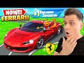 Nowe FERRARI w Fortnite! ( Najszybsze AUTO w Grze! )