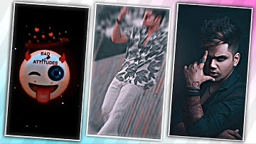 Attitude whatsapp status editing in kinemaster || attitude & shake effect status kaise banaye 2022