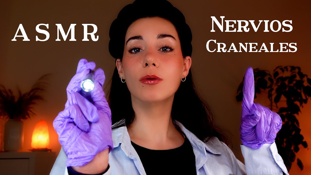 ASMR EXAMEN DE NERVIOS CRANEALES 👩🏻‍⚕️ Roleplay Médico Relajante 💤 en Español