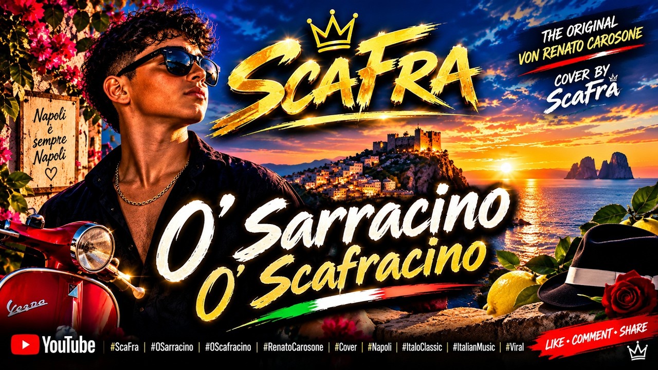 ScaFra – O’ Sarracino O’ Scafracino | Renato Carosone Cover Remix | ScaFra Style