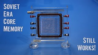 Playing with Soviet Era Ferrite Core Memory Planes