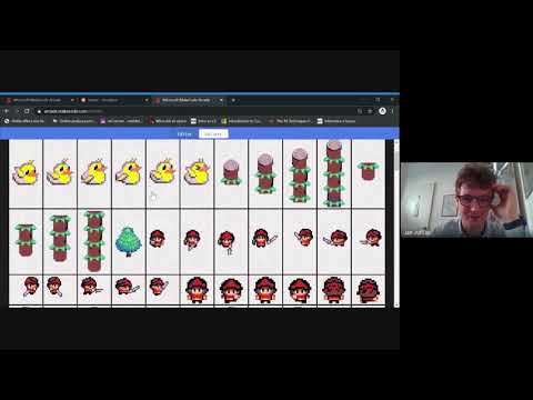 Make code Arcade - první hra (Chase the pizza) - YouTube