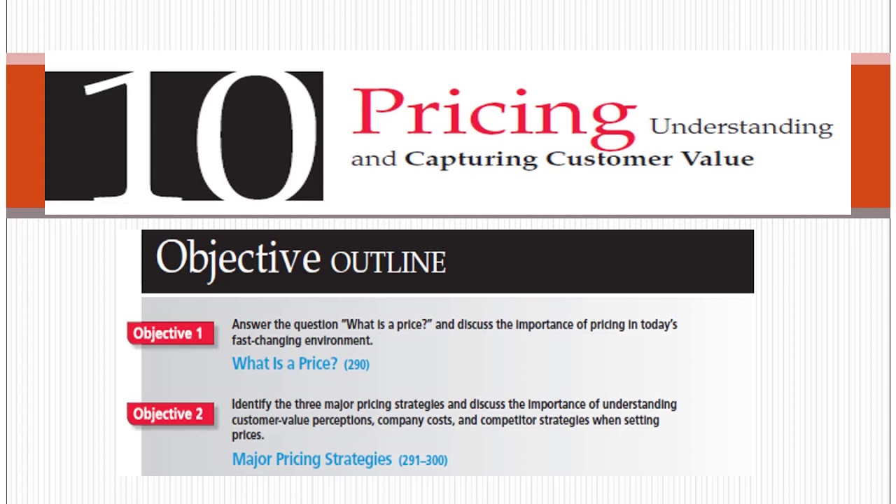 Pricing Strategies 1 - YouTube