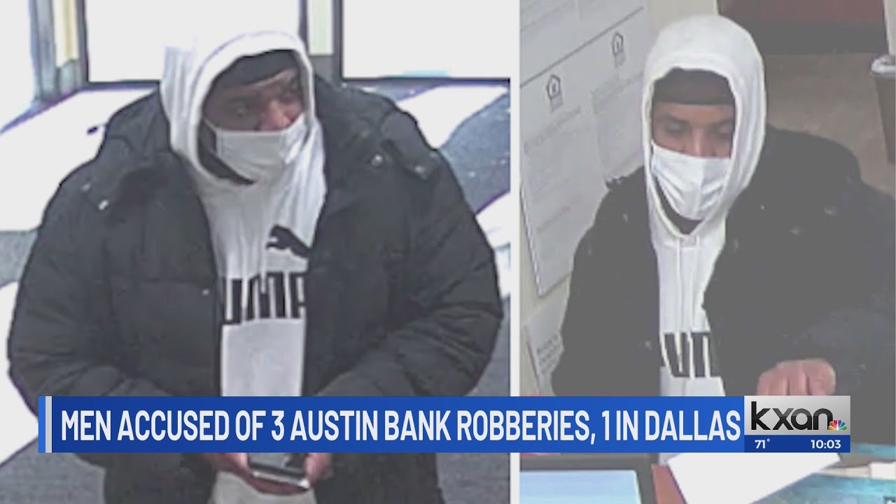 2 suspects arrested, accused of 3 Austin bank robberies