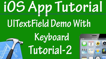 UITextField iOS Tutorial using Objective C (Accept User Input)