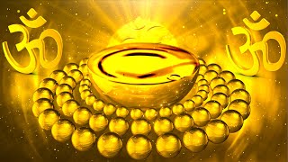 Tibetan Gold Bowl, Abundant and Endless Flow, Attracting Money and Health, Wealth, Gold Beads-528Hz