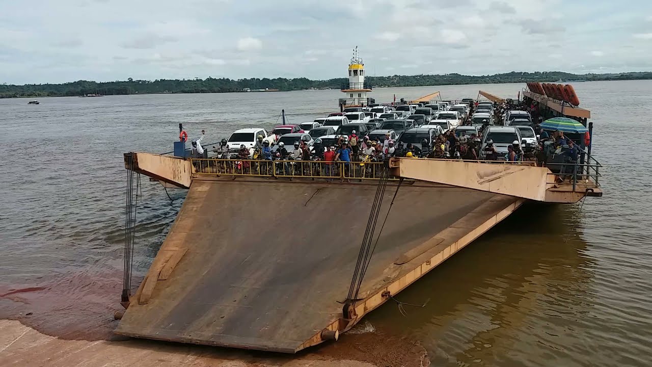 Travessia da balsa Rio Tapajós Itaituba PA #43