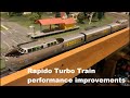 Rapido HO Turbo Train - some performance improvements