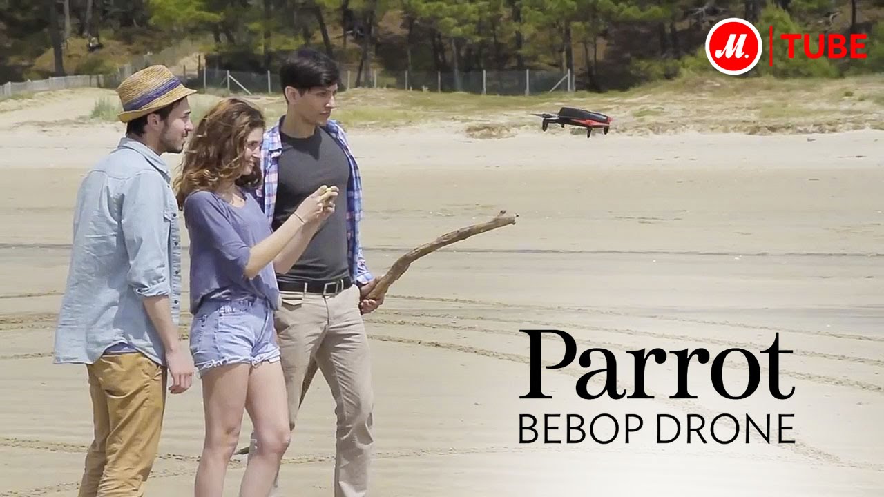 Радиоуправляемый квадрокоптер Parrot Bebop Drone Blue Area 3 видео