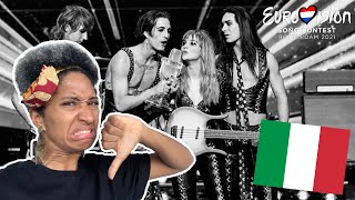 Black Swede Reacts to Eurovision Italy Måneskin - Zitti E Buoni