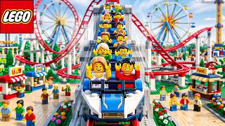 LEGO TECHNIC Theme Park Roller Coaster🛝🎡 | LEGO Creative Toys