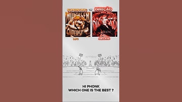 Which one is better?  MONTAGEM SUPERSONIC vs MONTAGEM DIREÇÃO ?💀 #Phonk​ #phonkmusic​ #funk