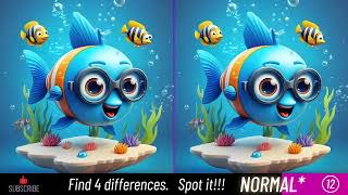 Find the difference-Duck Nemo[Spot the difference]#moving#틀린그림찾기#まちがいさがし