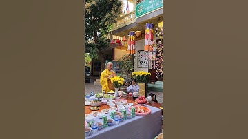 Thầy @ThichNhatDao cúng thí thực cô hồn tại chùa Chánh Thiên | @binhyenradio7 #thichnhatdao