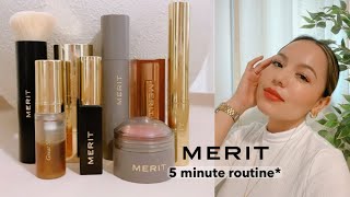 Full Face of Merit Beauty | Merit Beauty An Honest Review | Minimal Makeup | Cool Girl Makeup |Clean