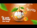 Photoshop Glass Effect Tutorial – Orange Ice Cream Design