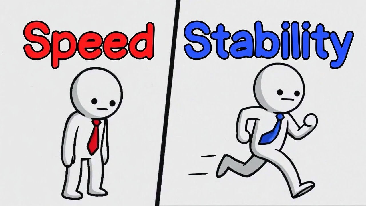 ANIMATED cartoon SPEED vs STABILITY - YouTube