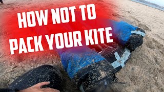 On this video i'll show you how to pack your kite those days with bad
weathe. sand is worst enemy as it acts paper getting da...