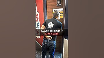 Alakh sir RAID in Live Class😱🚨 #shorts #pwfoundation