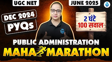 UGC NET Public Administration Marathon | Public Administration Dec 2024 PYQs by Varsha Mam