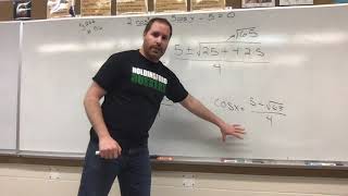 3-6 Solving Trig Equations (Quad Formula)