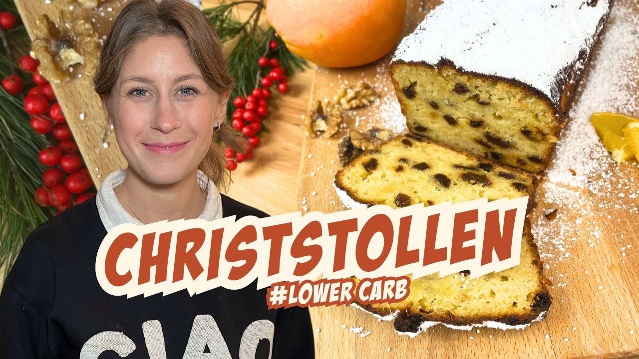 Lower Carb Stollen, Stollen selber machen, Christstollen backen