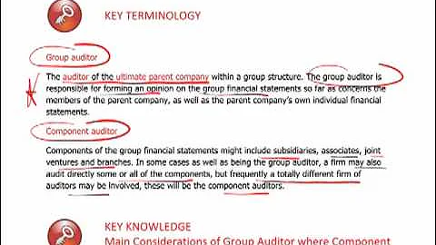 ACCA P7 - 8. Group Audits