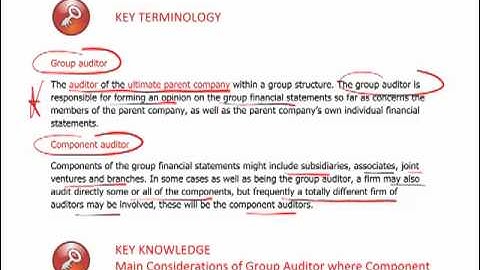 ACCA P7 - 8. Group Audits