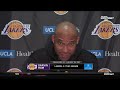 Darvin Ham Postgame Interview | Los Angeles Lakers lose to Cleveland Cavaliers 114-100