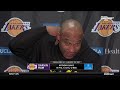 Darvin Ham Postgame Interview | Los Angeles Lakers lose to Cleveland Cavaliers 114-100