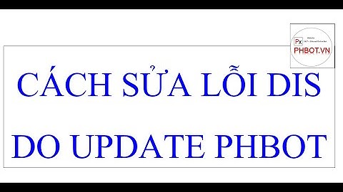 Cách hạ bản bot xử lý lỗi dis khi update bot