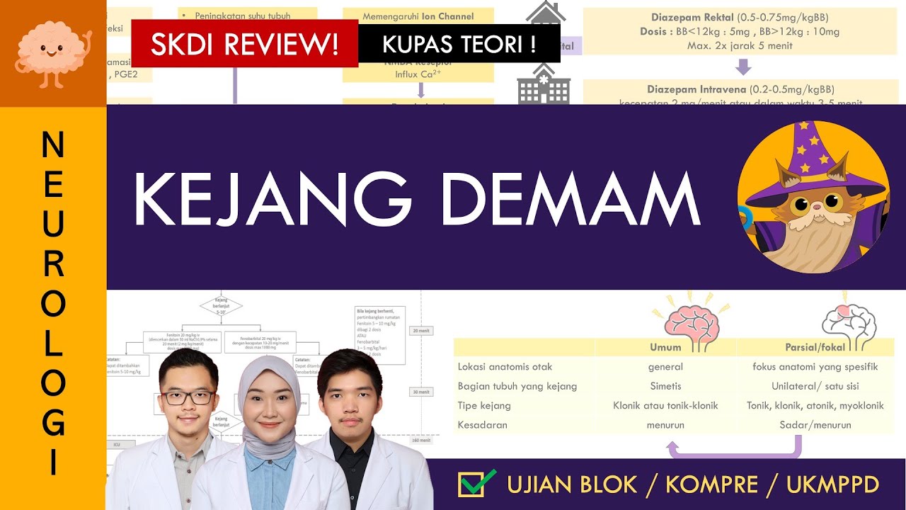 [UKMPPD - SKDI REVIEW] Kejang Demam - Anak kejang? Harus ngapain? | Sistem Saraf #08