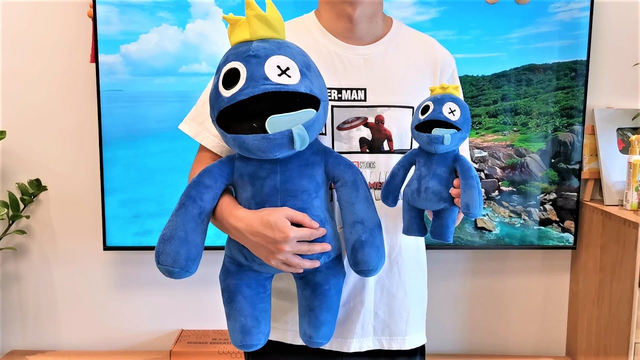 Giant Blue Rainbow Friends Plush Unboxing 2022 - Cute and Soft Plushies 