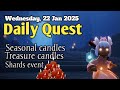 Sky Daily Quest today - Vault of Knowledge 22 Jan 2025 | Sky Children of the Light | Sandwichies Ch
