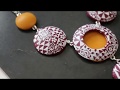 ~Collier perles creuse cernit et sculpey ~♥ matériel polystudio