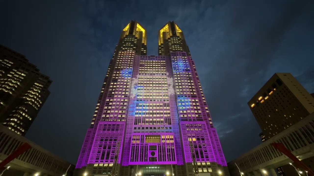 花費10億日圓 全球最大建築光雕投影秀 東京都廳「TOKYO Night & Light」"Zankyosanka (Aimer)" / Lunar Cycle / Evolution 縮圖