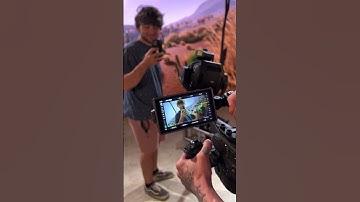 DJI Ronin 4D behind the scenes in a virtual set! #filmmaking #cinematography