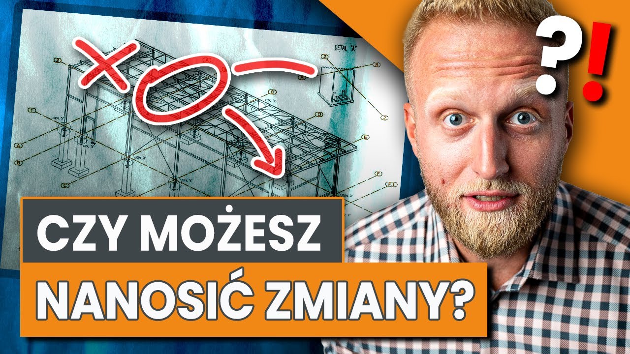 Projekt TECHNICZNY hali - czy można wstawiać POPRAWKI? | Halmod