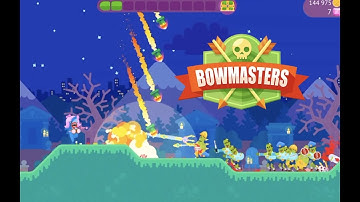 Bowmasters Z-Days! Shark the Sea Princess #7 vs. The Zombies!