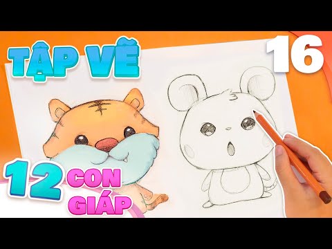 Hãy cùng khám phá thế giới đáng yêu của 12 con giáp qua các hình vẽ chibi vô cùng hài hước và dễ thương.