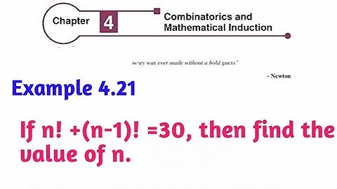 Class 11 Chapter 4 Combinatorics and Mathematical Induction Example 4.21