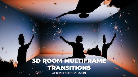3D Room Multiframe Transitions After Effects Templates