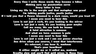 Kendrick Lamar Ft. Drake - Poetic Justice - Lyrics screenshot 2