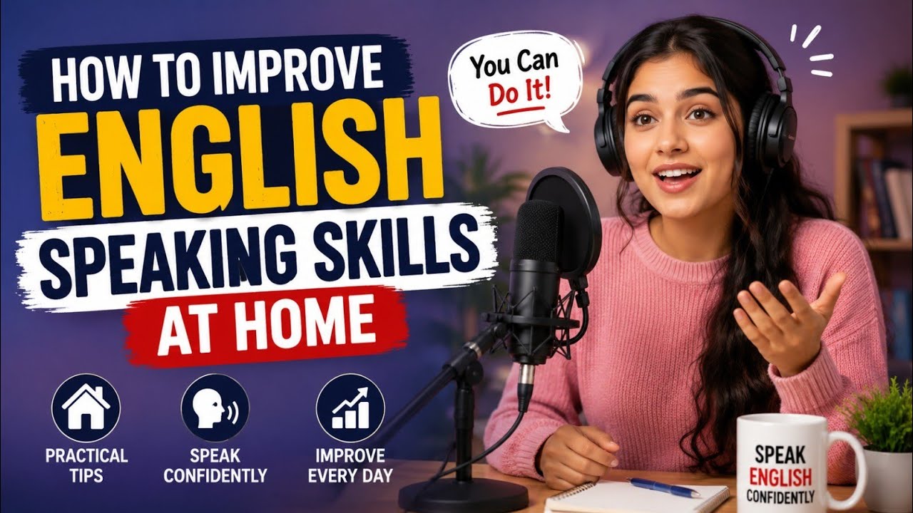 How to Improve English Speaking Skills at Home | Speak English Fluently ...