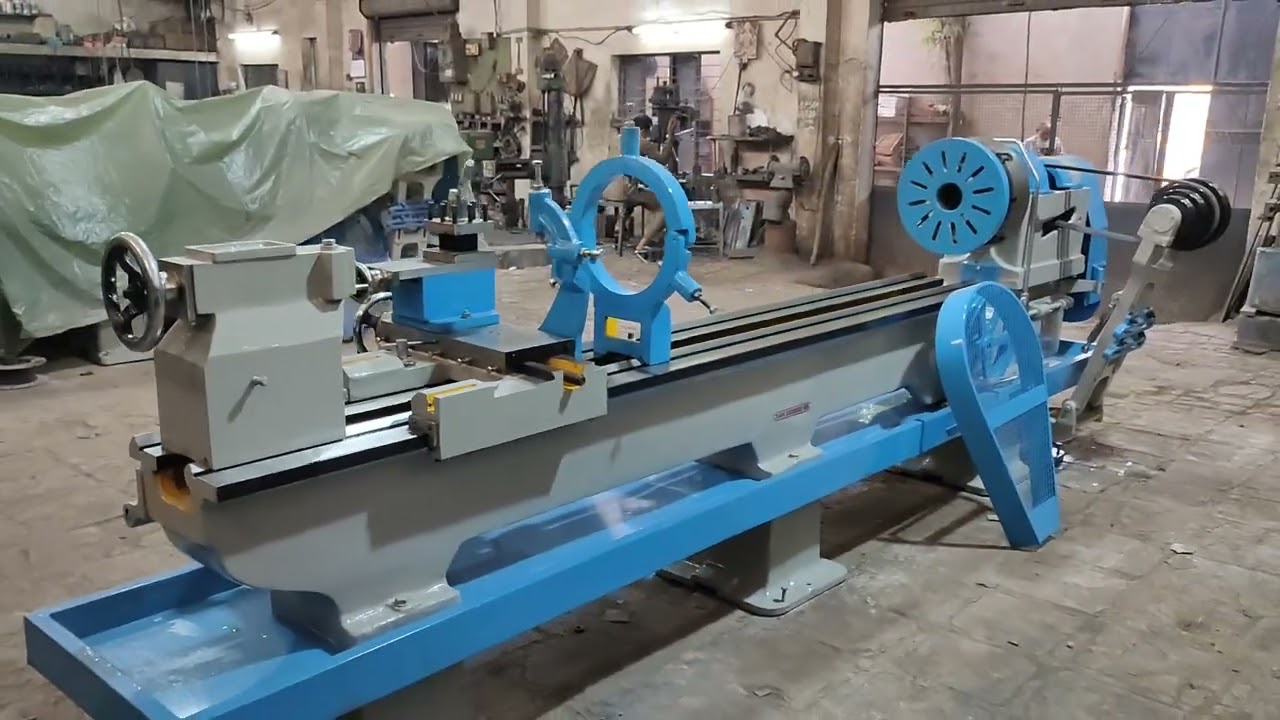 12FT HEAVY DUTY LATHE MACHINE | UNI-TECH MACHINES RAJKOT – INDIA