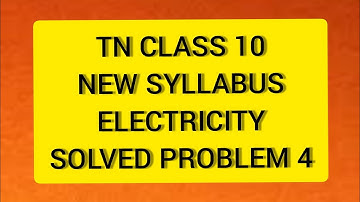 TN Samacheer 10 Science Electricity Solved Problems Sums  4